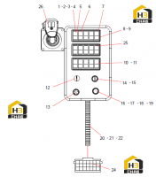Панель управления правая 14317549