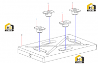 Пластина скольжения низ 12055819