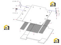 Пластина защитная 12613084
