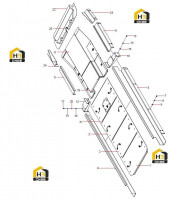 Пластины защитные рамы 12451260