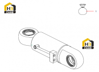 Ремкомплект подъема цилиндра 13178278