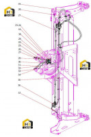 Система гидравлическая спредера (часть 2) 12616119