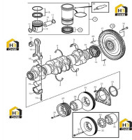 Вал коленчатый 60349725