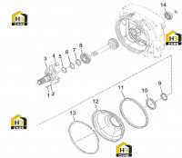Вал турбины 60140031