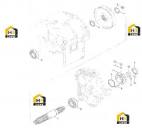 Вал выходной 60139925