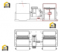 Вентилятор испарителя 60137530