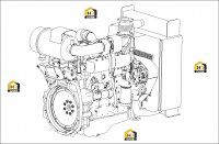 Двигатель в сборе 4HT4.3-G21+H3916