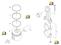 Поршень и шатун