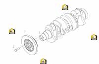 Вал коленчатый
