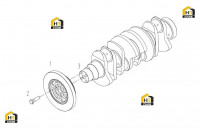 Вал коленчатый