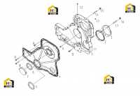 Крышка передняя двигателя