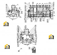Блок цилиндров с комплектующими G02-000-22+E