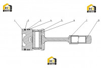 Поршень и шатун G05-000-09+A