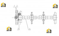 Вал распределительный G09-000-03+B