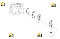 Маслоохладитель и фильтр масляный