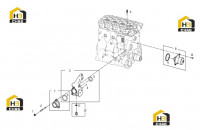 Насос водяной с комплектующими