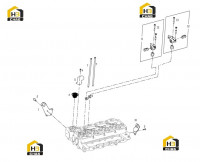 Термостат, коромысла и подъемные кронштейны