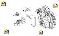 Комплектующие системы охлаждения D16A-000-52+A