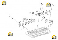 Коллектор выпускной с комплектующими