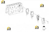 Маслоохладитель и фильтр масляный