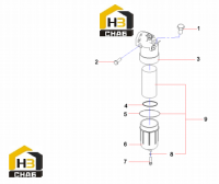Фильтр топливный 60064763