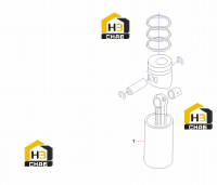 Ремкомплект поршня 60306465
