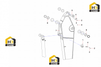 Рукоять стрелы SY220C9M2K.3 13173004