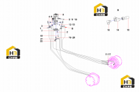 Соединение бортовых редукторов SY220C9M2K.2A 13231470