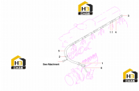 Трубка для слива топлива 60306481