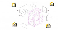 Стекла кабины 60128283