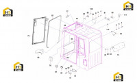 Комплектующие кабины 11773045