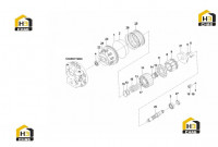 Комплектующие мотора редуктора B220501000267 (часть 1)