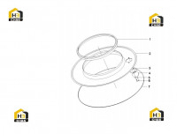 Демпфер поворотной платформы 10398371
