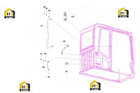 Поручни кабины 11773045