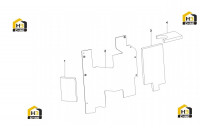 Пластина двигателя левая A810502015215