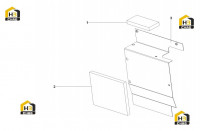 Пластина двигателя правая 11672684