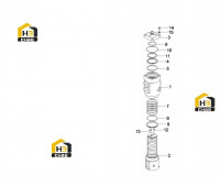 Шарнир центральный A229900001758