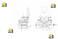 Сиденье водителя и консоли управления 11839176