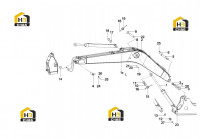 Узел стрелы 11717217