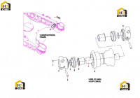 Каток опорный 190A 13289079