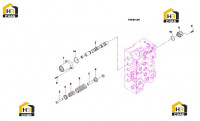 Компоненты распределительного клапана (левый ход) 60318588