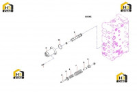 Компоненты распределительного клапана (стрела) 60318588 (часть 2)