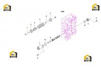 Компоненты распределительного клапана (рукоять) 60318588 (часть 1)