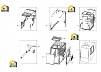 Комплектующие кабины EMC0908-QH-I-2 33T ROPS 61011898