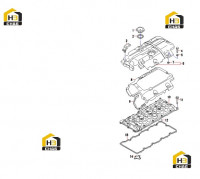 Комплектующие крышки ГБЦ 60289524