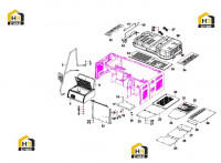 Комплектующие кузова кабины 13658380