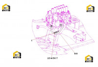 Комплектующие гидравлического трубопровода 14034660 (часть 1)