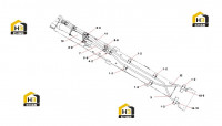Комплектующие гидравлической системы стрелы 13969700 (часть 1)