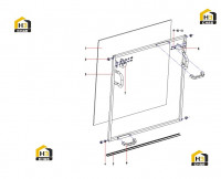 Комплектующие лобового стекла 60243765