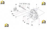 Комплектующие мотора редуктора 60312633 (часть 1)